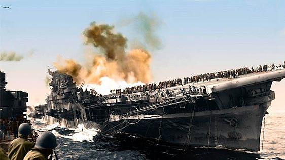 1945年富兰克林号航母受损多严重 - 2