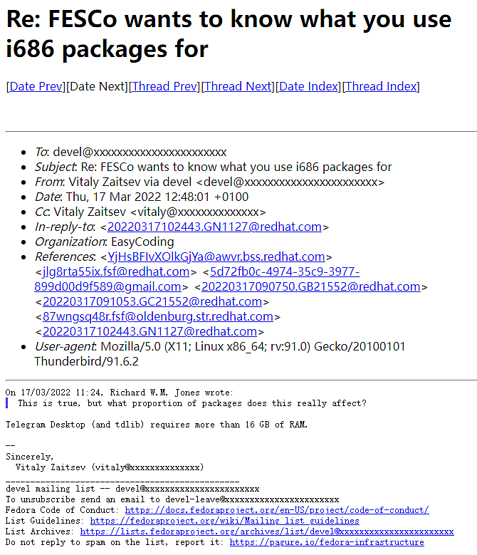 Fedora 37打算清理不被需要的i686软件包 社区调查正在进行中 - 2