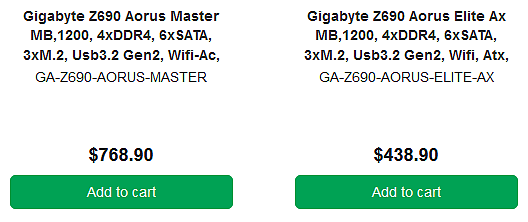 换用全新 LGA1700 接口：技嘉 Z690 AORUS Master 主板海外偷跑，约 3700 元 - 1