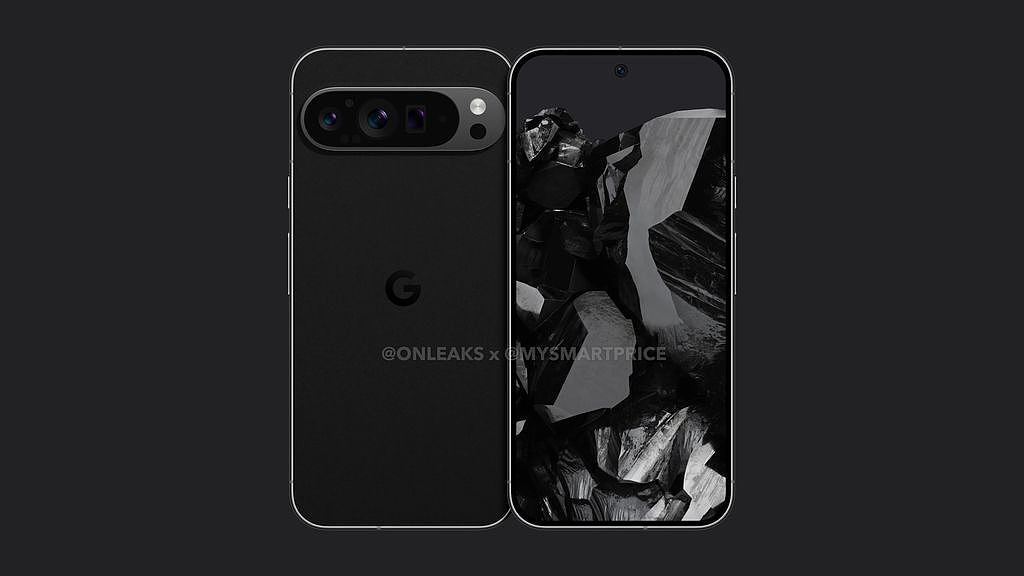 谷歌 Pixel 9 Pro 手机渲染图曝光：6.5 英寸直屏、重新设计相机岛 - 2