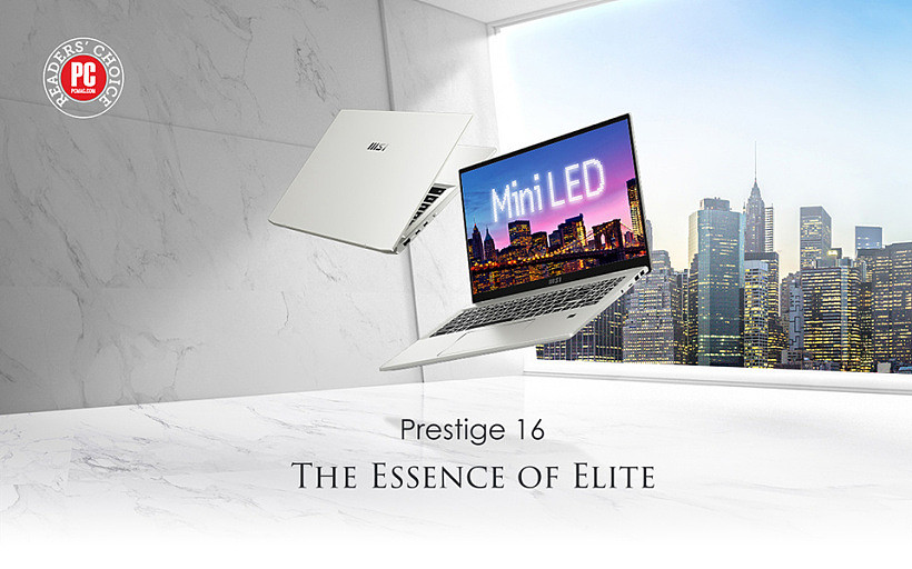 微星发布新款 Prestige 16 笔记本：12 代酷睿 + 16 英寸 Mini LED 屏 - 1