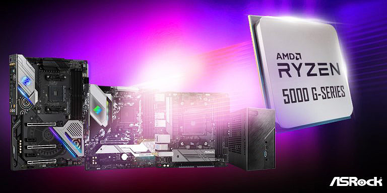 华擎为 X570/B550 等主板推出 BIOS 更新，适配 AMD 锐龙 5000G 处理器 - 1