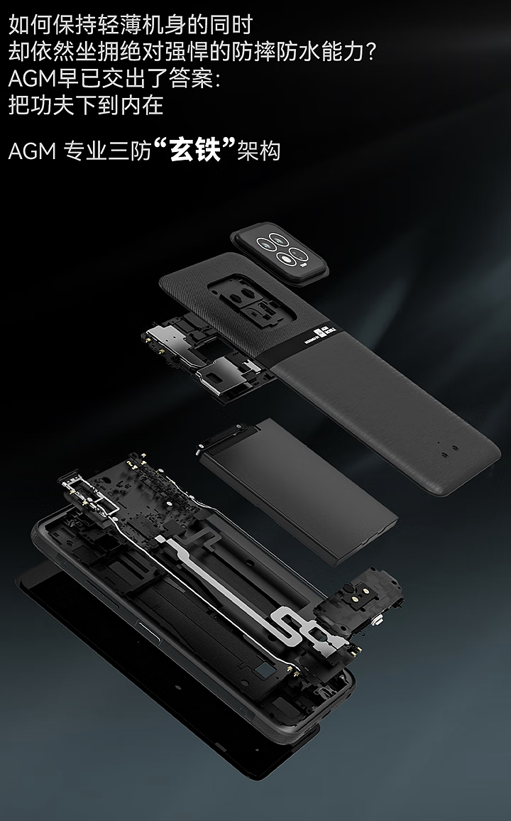 AGM X6 三防手机发布：可选夜视 / 测温版、接口裸露防水，首发价 2799 元 - 5