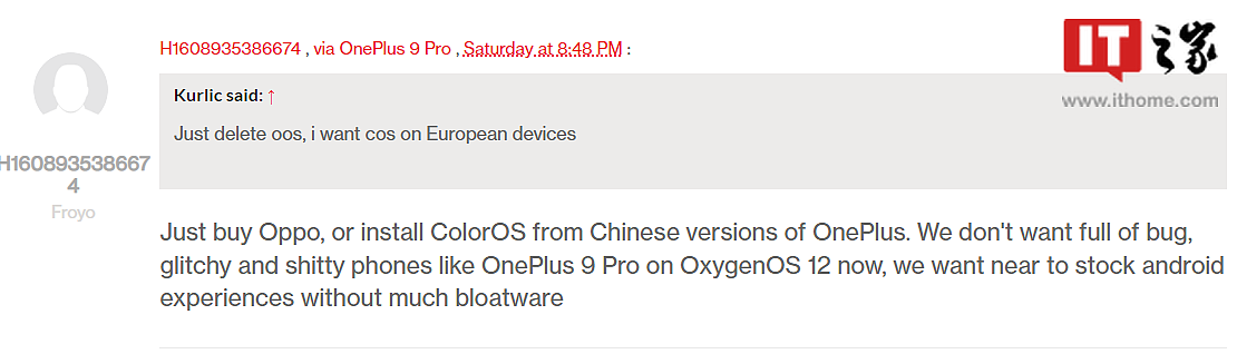 一加询问国外网友 OxygenOS 13 要什么新功能，多人请求改回原版系统 - 7