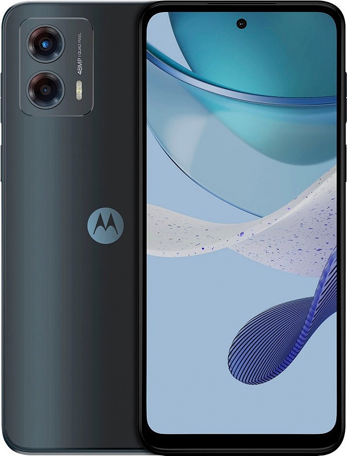摩托罗拉 Moto G 5G (2023) 手机渲染图曝光：银色和海军蓝 - 1