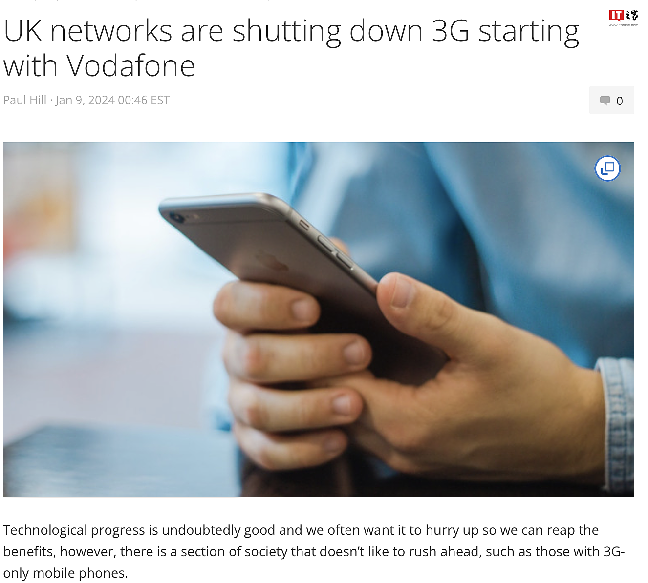 英国宣布明年底前关闭全国 3G 业务，多家运营商陆续开始关停相关基站 - 1
