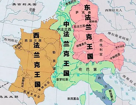 法兰克帝国的分裂：现代法国、德国和意大利的诞生 - 1