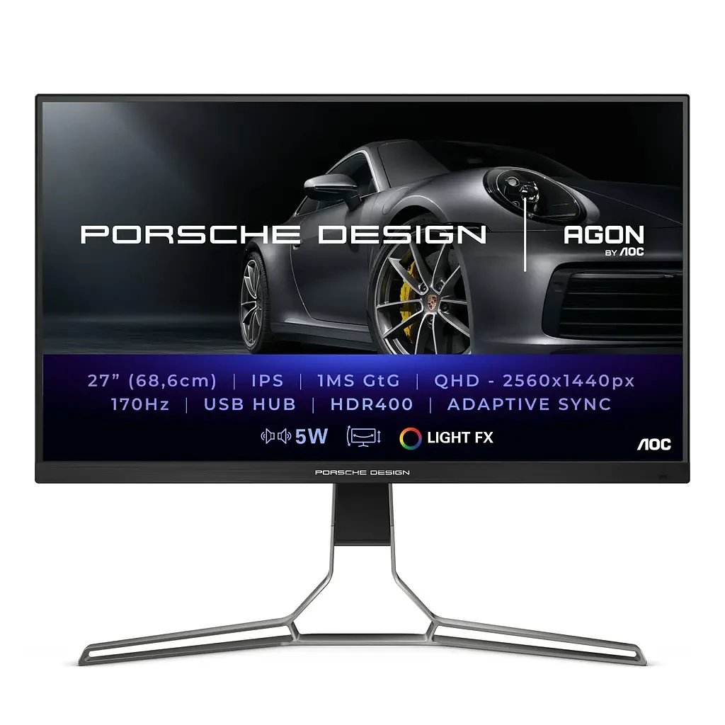 [图]Porsche Design和AGON by AOC合作推出高端电竞显示器PD27S - 2