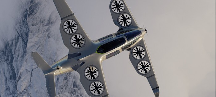 [图]Ascendance公司修改其长续航混合动力VTOL空中出租飞机的设计 - 5
