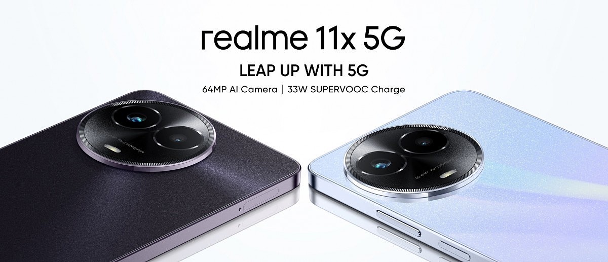 realme真我11x 手机印度发布：搭载 64 MP 主摄和 5000mAh 电池 - 1