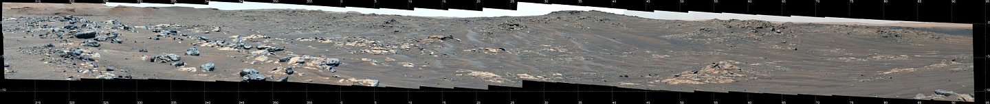 NASA“毅力号”带来新火星全景图：South Séítah山脊 - 1