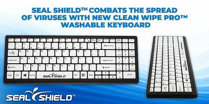 Seal Shield推出Clean Wipe Pro医用级键盘 支持全身水洗 - 1