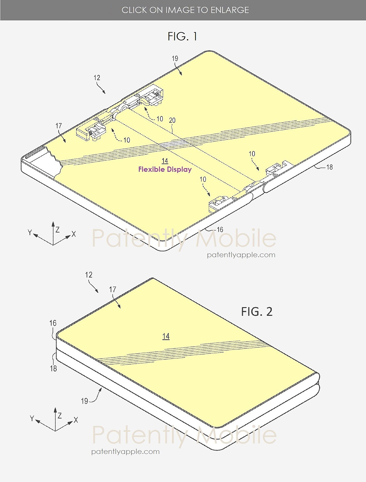 微软 Surface Duo 手机新专利曝光，改用可折叠屏幕 - 3