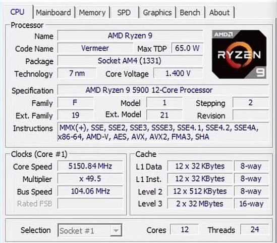 AMD Zen3处理器B2步进12核锐龙9超频到5.1GHz：温度、功耗更低 - 1