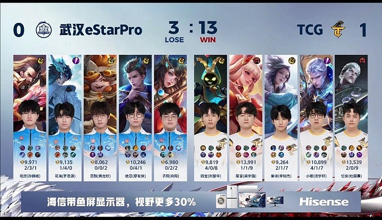 ?景诗甄姬控制拉满成功拿下eStar！TCG 1- 0 eStar - 4