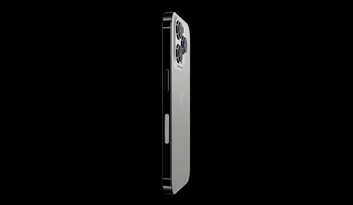 iPhone 14 Pro最新概念图出炉：感叹号挖孔面积巨大、亮面不锈钢边框 - 1