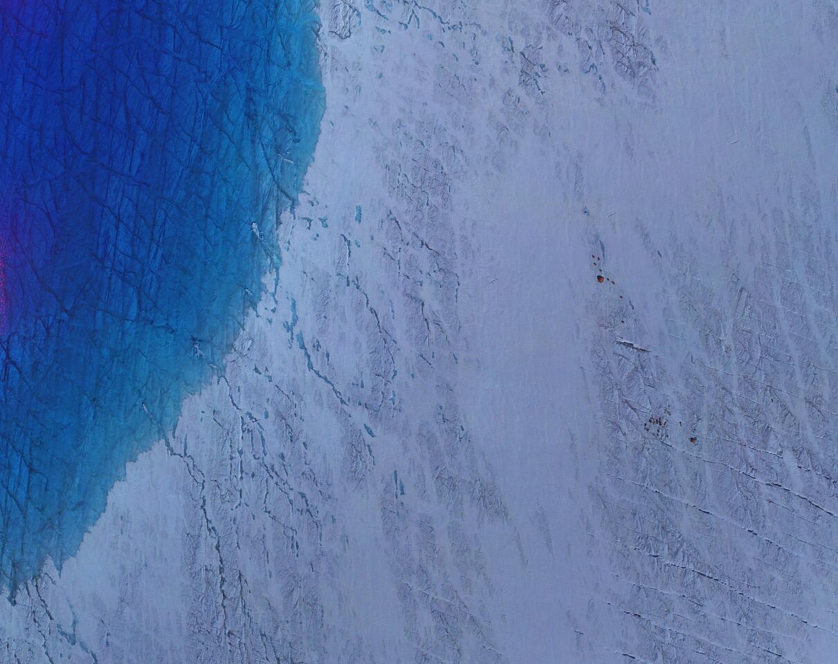 研究显示基底融水正在自下而上地解冻格陵兰冰原 - 3