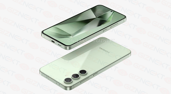 三星 Galaxy S24 FE 手机渲染图曝光：6.65 英寸直屏，家族式外观设计 - 3