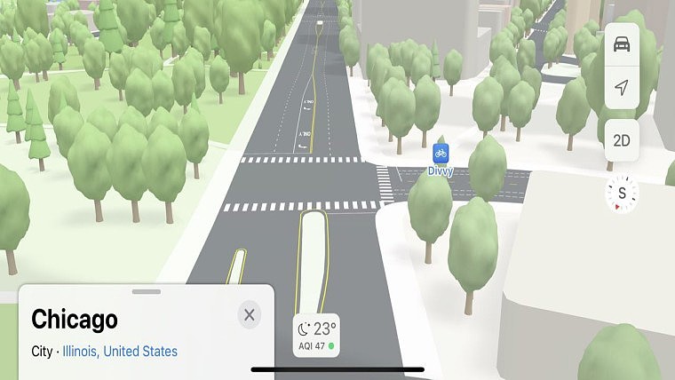 苹果 iOS 16/15 3D 地图功能已登陆芝加哥和拉斯维加斯：更丰富详细 - 1