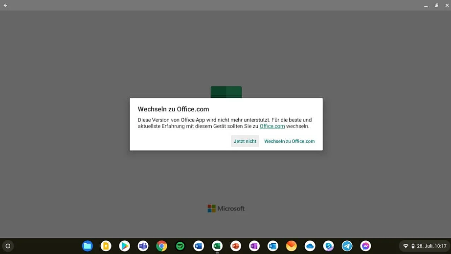 微软将 Chromebook Office 用户重定向至 Office.com：诱导订阅 Office 365 - 2