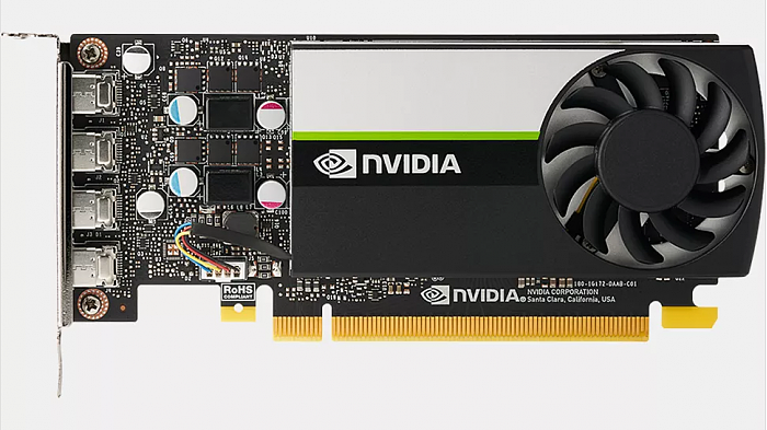 NVIDIA Quadro T1000开卖：支持4个4K显示输出 游戏性能等同GTX 1650 - 1
