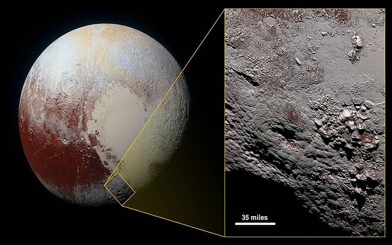 冥王星“外冷内热” 冰火山仍在活动 - 1