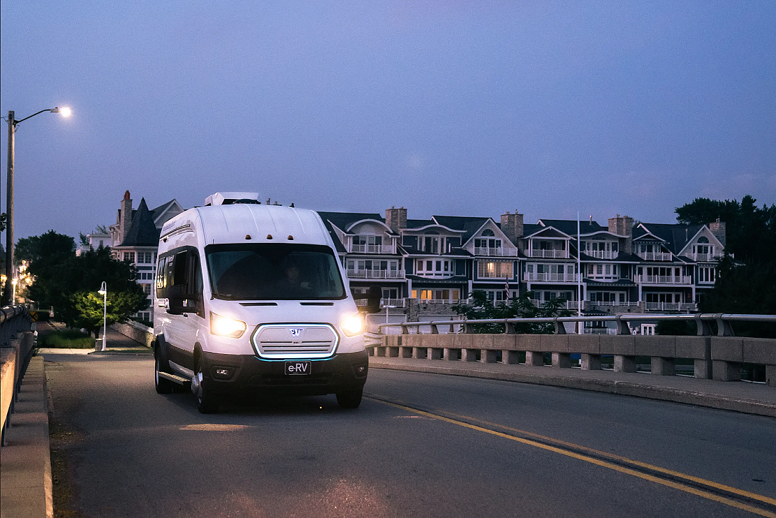 Winnebago e-RV电动野营车完成1400英里公路旅行 - 1