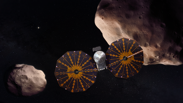 相距1亿公里：NASA分享露西小行星探测器五月拍摄的月食画面 - 1