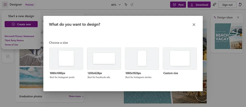 微软正开发名为Designer的新应用：网页端已上线 - 9