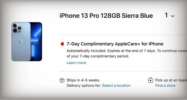 苹果澳大利亚商店购买 iPhone 13/Pro 等新品，免费赠送 7 天 AppleCare + 服务 - 2