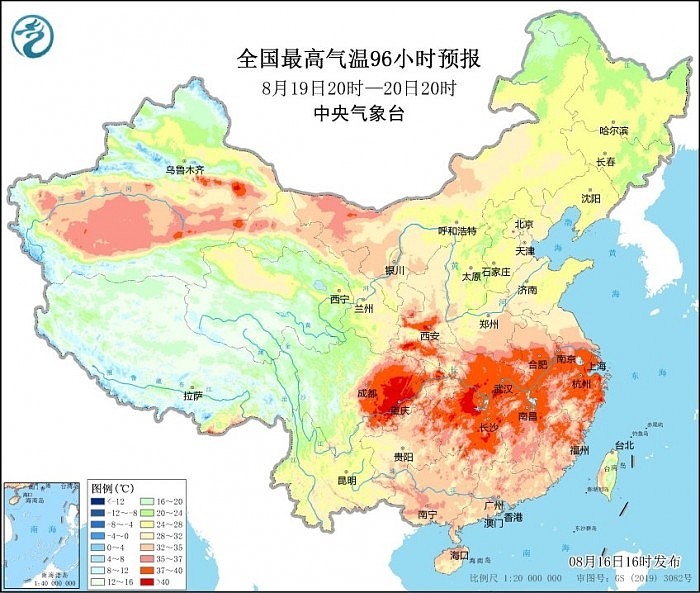 长江流域发生严重旱情 高温红色预警连续发布6天 - 6
