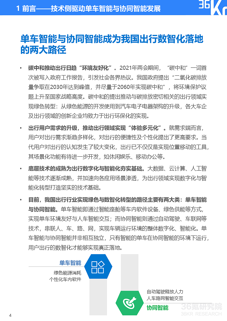 36氪研究院 | 2021年中国出行行业数智化研究报告 - 13