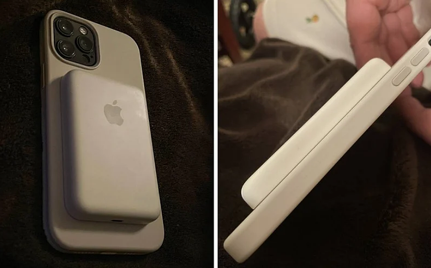 已有用户抢先买到苹果 iPhone 12/Pro MagSafe 充电宝：有点厚，但边缘圆润握感舒服，磁吸力很强 - 1