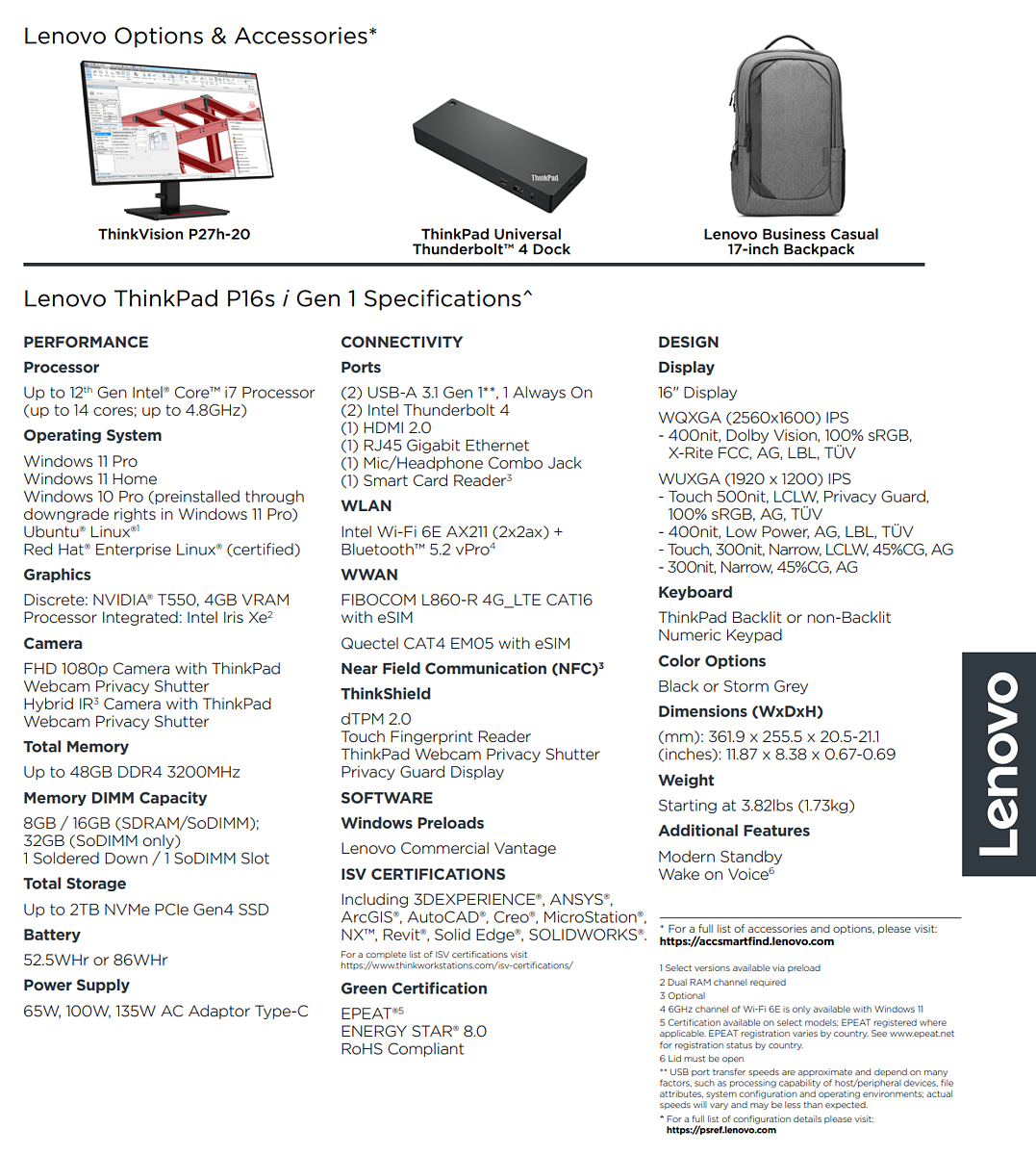 联想推出 ThinkPad P16s、P14s Gen 3 移动工作站：12 代酷睿 + Quadro T550，一万元起 - 7