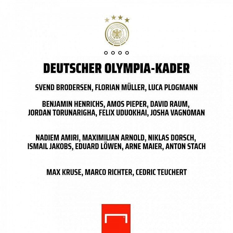 德国国奥大名单：克鲁泽、阿米里、亨里希斯领衔 - 1