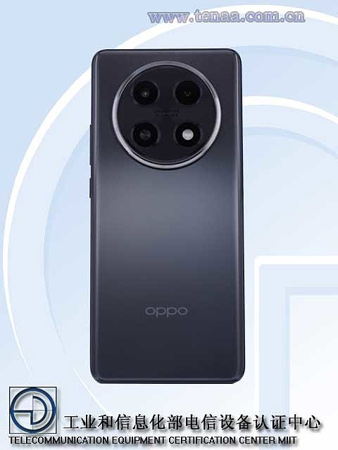 OPPO 手机新品入网证件照公示：圆形摄像头模组，居中挖孔双曲屏 - 1