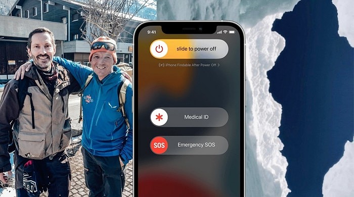 苹果iPhone SOS再次救命：3%极限电量帮助滑雪者从裂缝中脱困 - 1