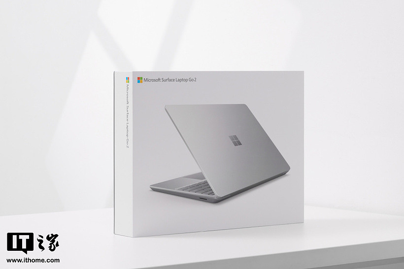【IT之家开箱】微软 Surface Laptop Go 2 亮铂金图赏 - 1