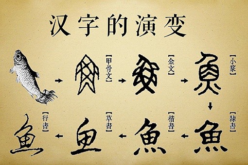 汉字的演变过程的顺序 - 1
