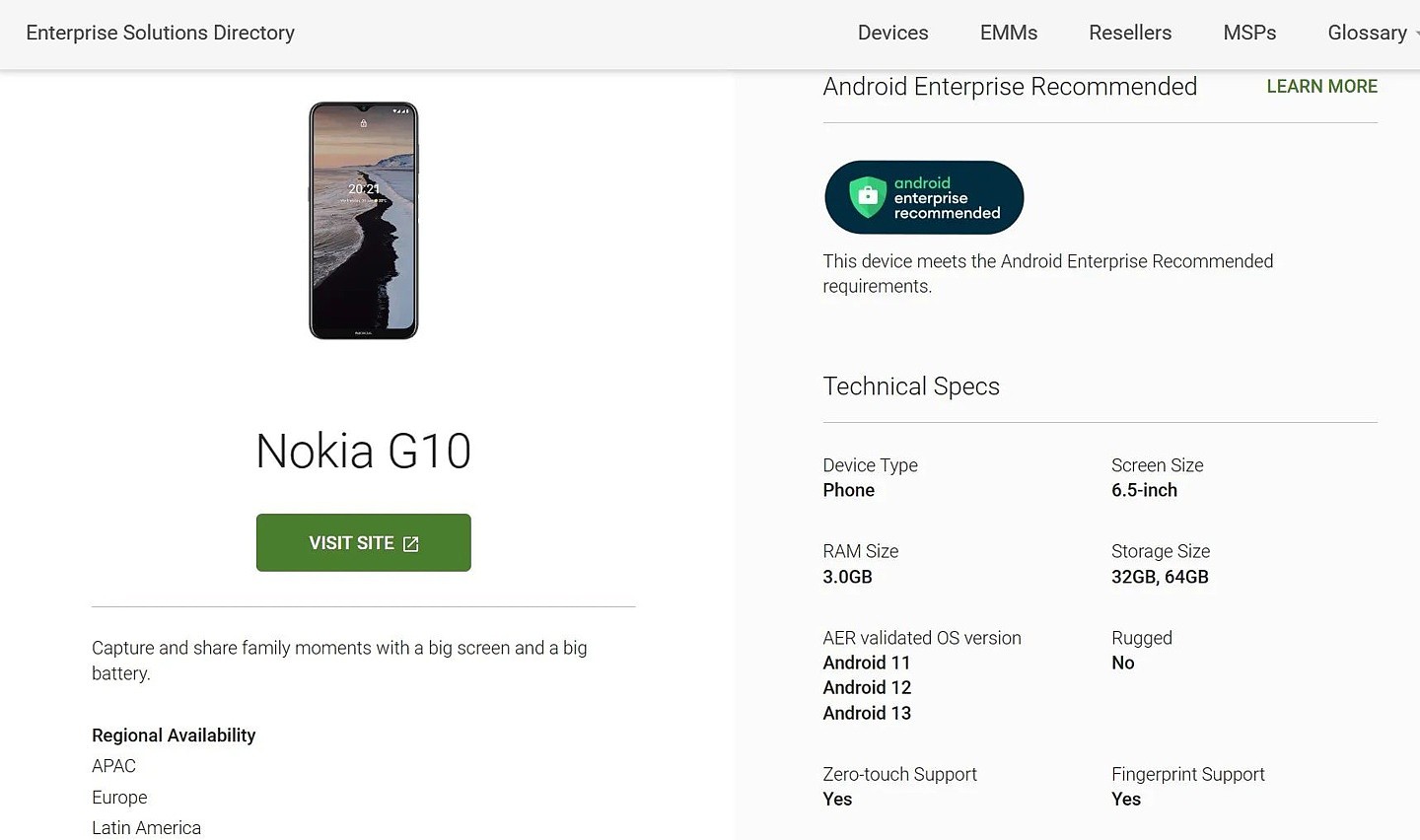 Nokia G10 确认可升级安卓 13 系统，诺基亚品牌适配机型达到 8 款 - 2