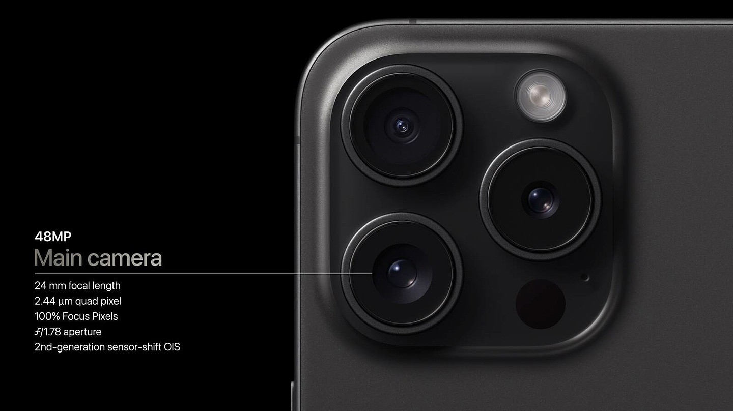 苹果 iPhone 15 Pro / Max 发布：搭载 A17 Pro 处理器，采用钛金属机身，支持拍摄空间视频 - 13