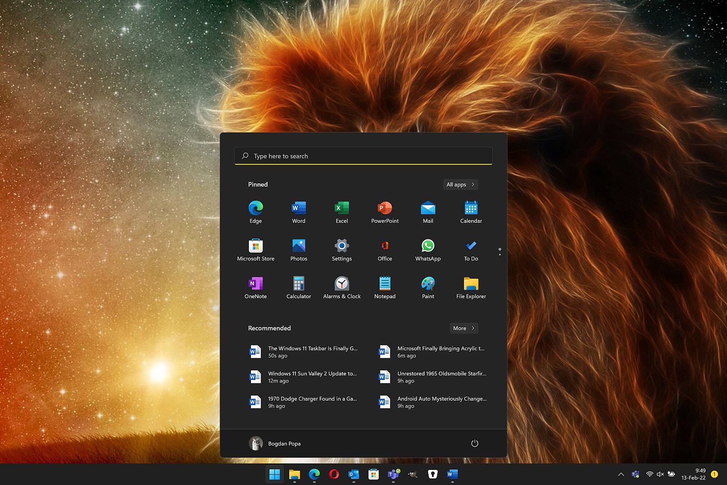 Windows 11 Sun Valley 2更新将在开始菜单中包含应用程序文件夹 - 1