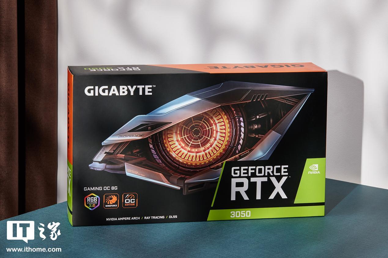 【IT之家评测室】技嘉 GeForce RTX 3050 GAMING OC 魔鹰 8G 评测：入门 3A 大作，光追卡新选择 - 1