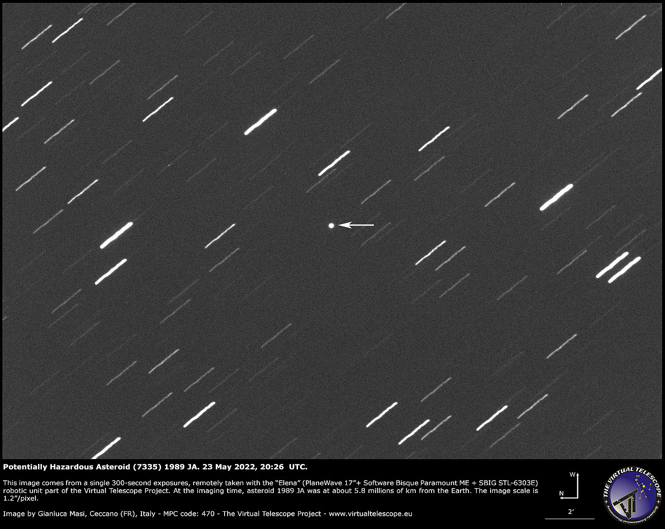 迄今最具破坏力小行星将掠过地球：距地400万公里 飞行速度21公里/秒 - 1