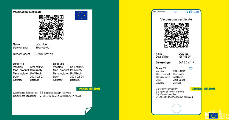 欧盟7月起启用数字疫苗护照 刷手机就可直接通关 - 1