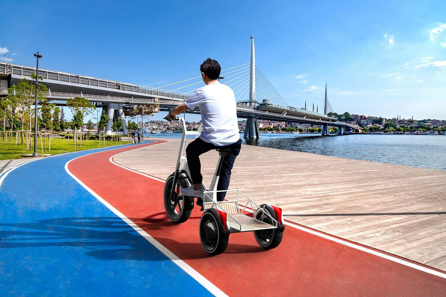 宝马展示城市电动滑板和货运三轮自行车概念 - 4
