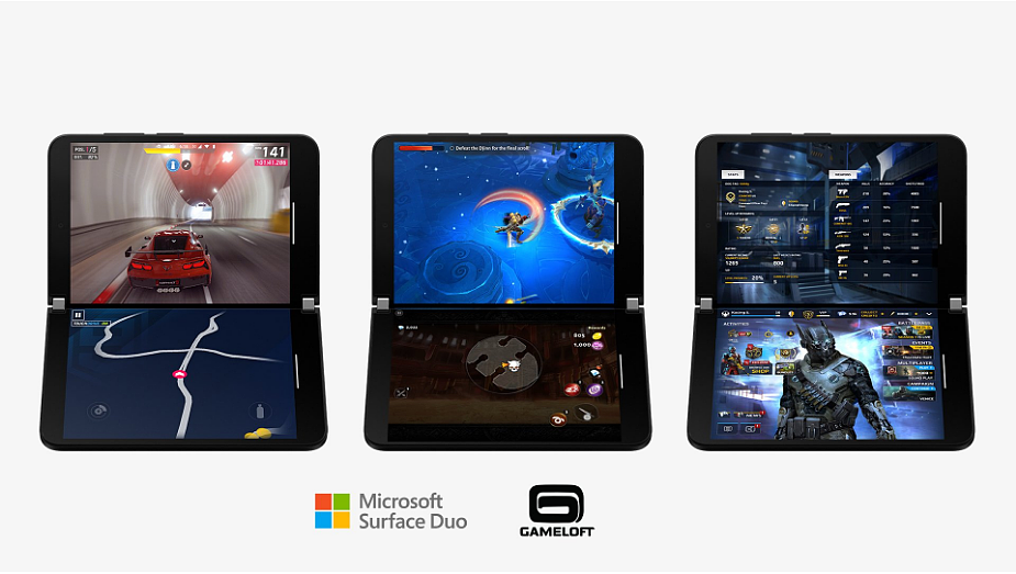 Gameloft 游戏适配微软 Surface Duo 1/2 双屏手机：包括《狂野飙车 9》《现代战争 5》《地牢猎手 5》 - 1