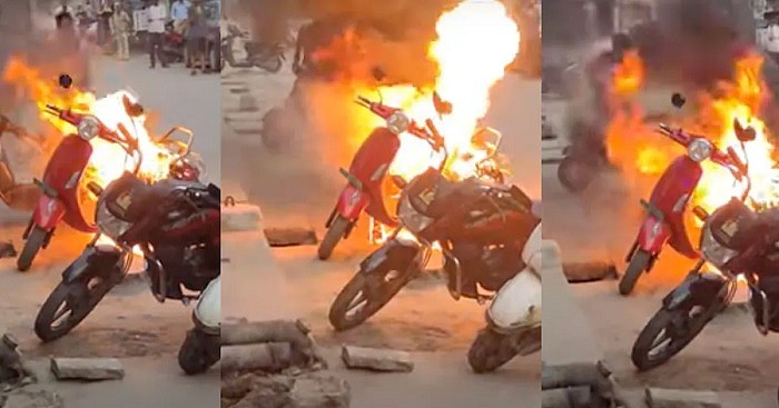 印度又一起PureEV电动踏板车充电爆燃 一名80岁老人不幸丧生 - 1