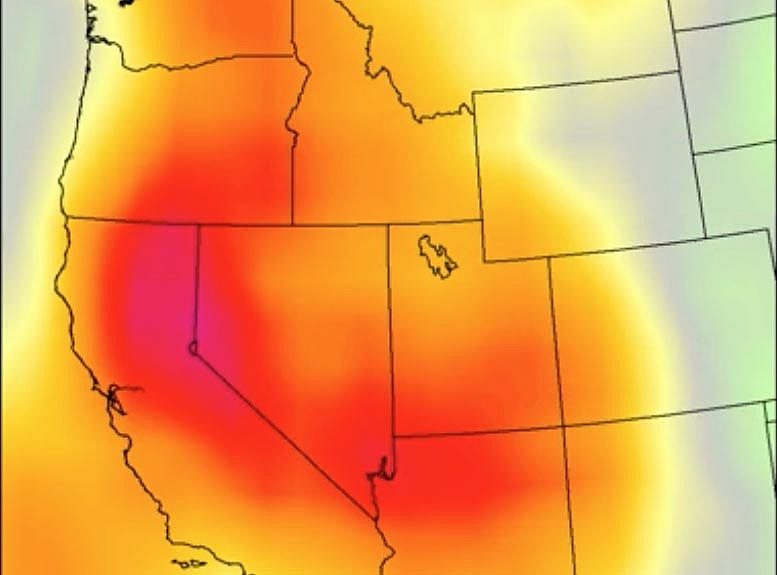 NASA追踪美国西南部的炙热浪潮 多地打平或超出历史极值 - 1
