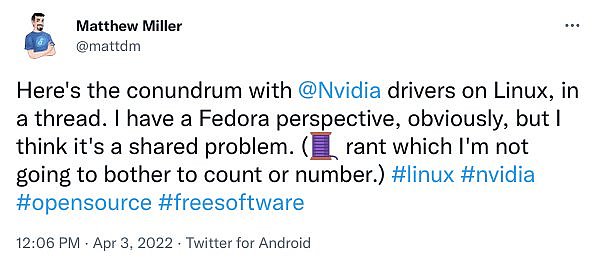 Fedora项目负责人抨击NVIDIA专有的Linux驱动程序 - 1